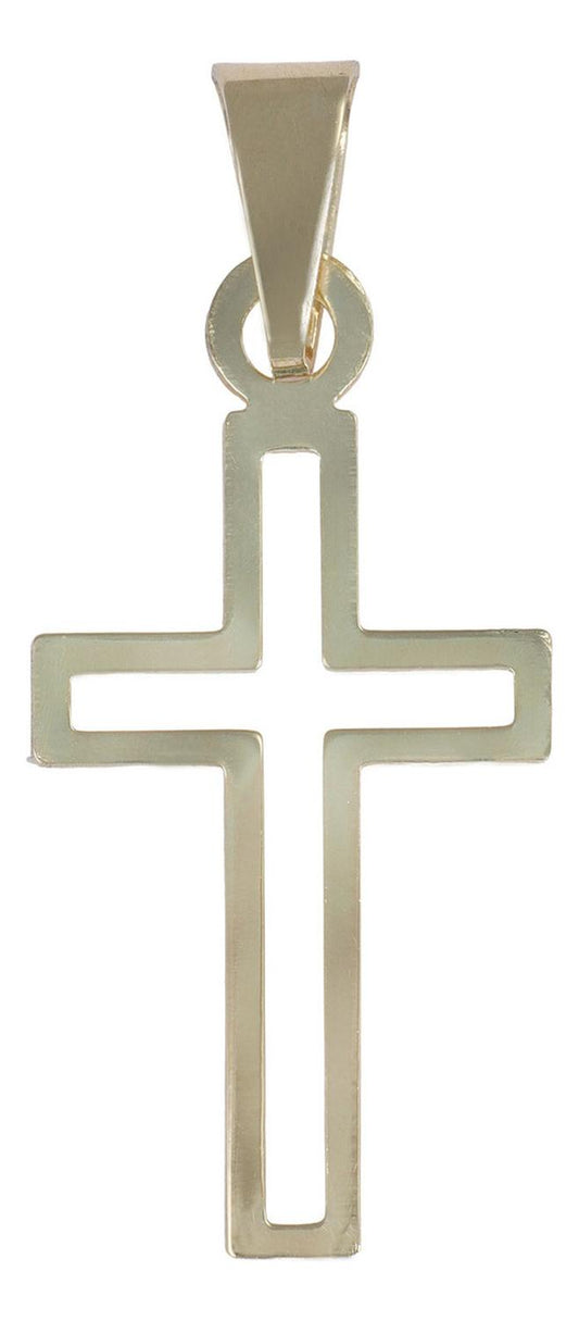 Dije De Oro De 10k De Cruz