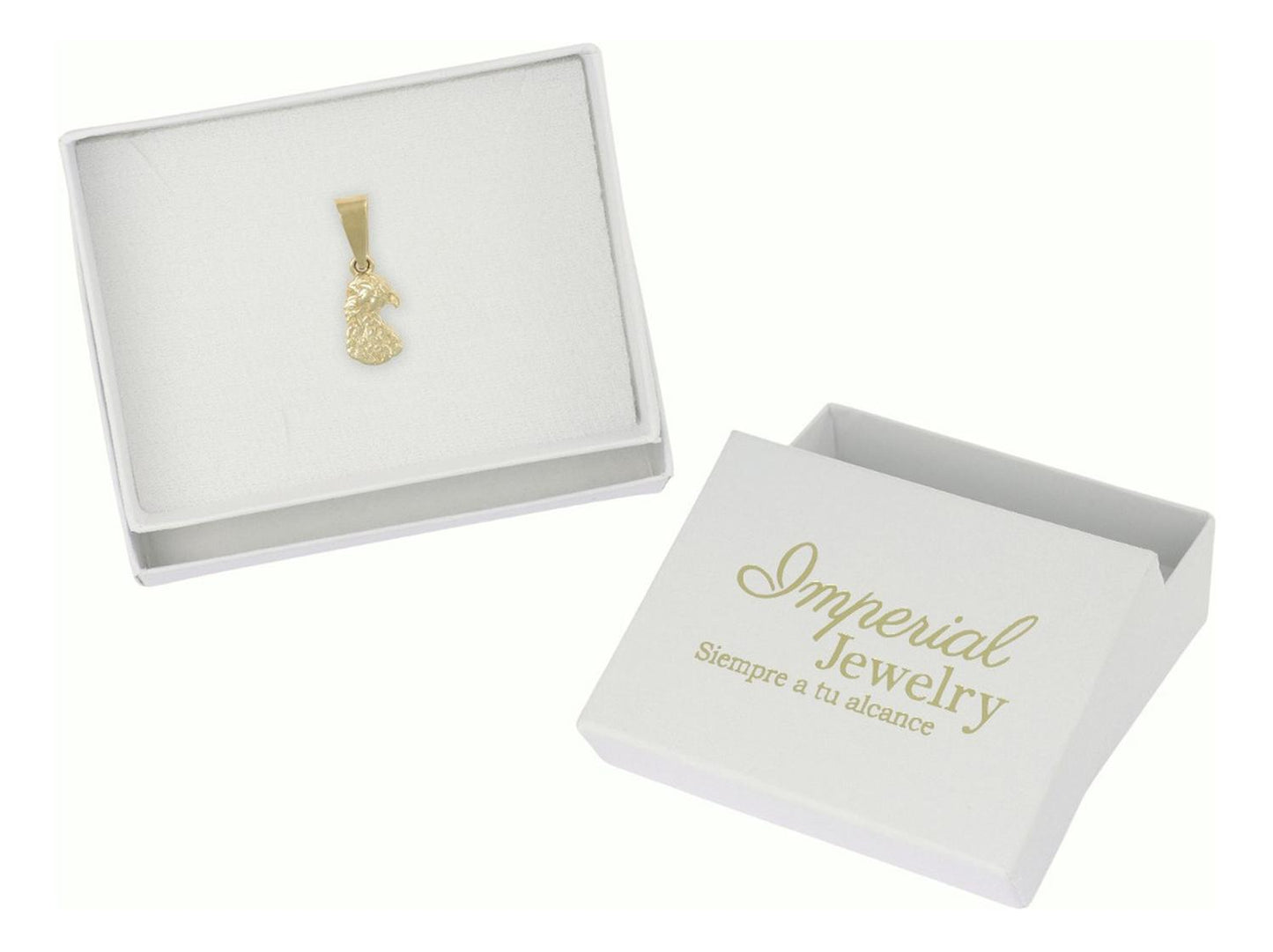 Dije En Figura De Rostro De Aguila 10k 1.3 Grm