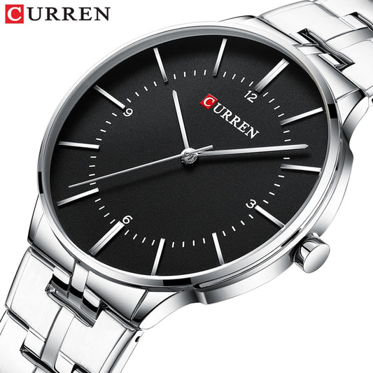 Reloj De Hombre CURREN De Moda Simple Casual De Acero Inoxidable De Cuarzo Impermeable Sin Caja 8321 XS