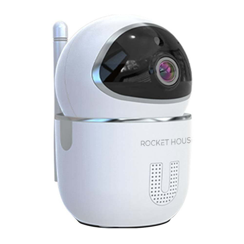 Rocket House Smart Indoor Security Camera White Cheetah