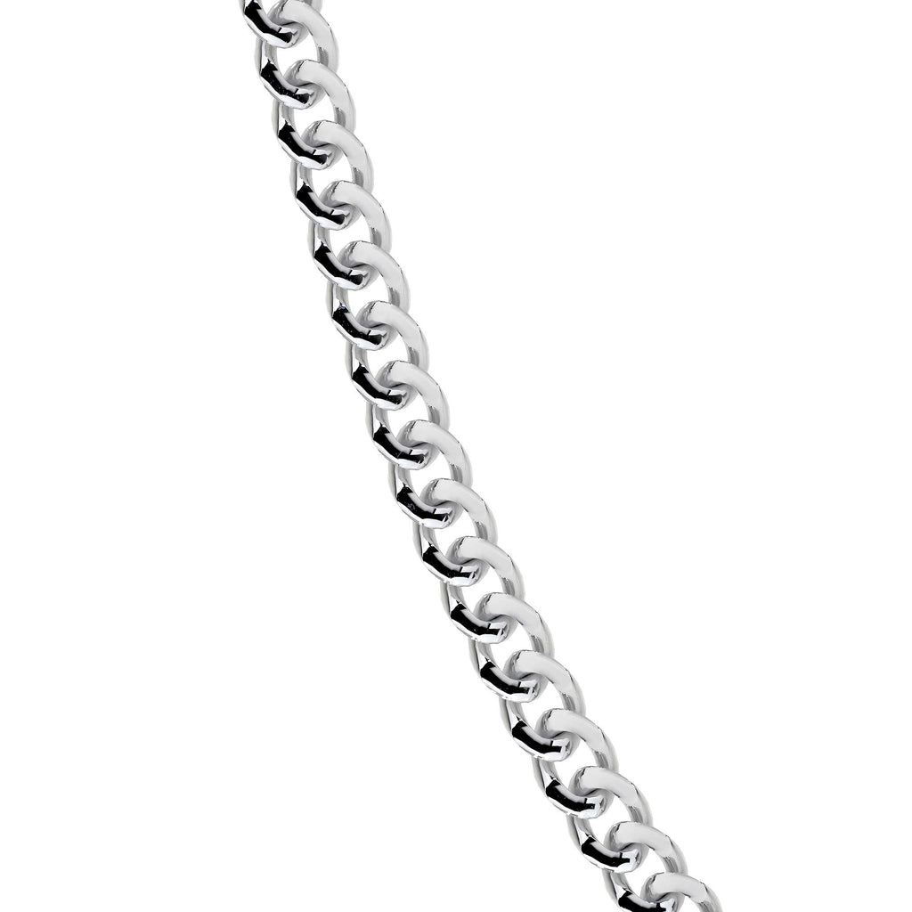 50cm 925 Sterling Silver Curb Chain, 3.8mm Gauge