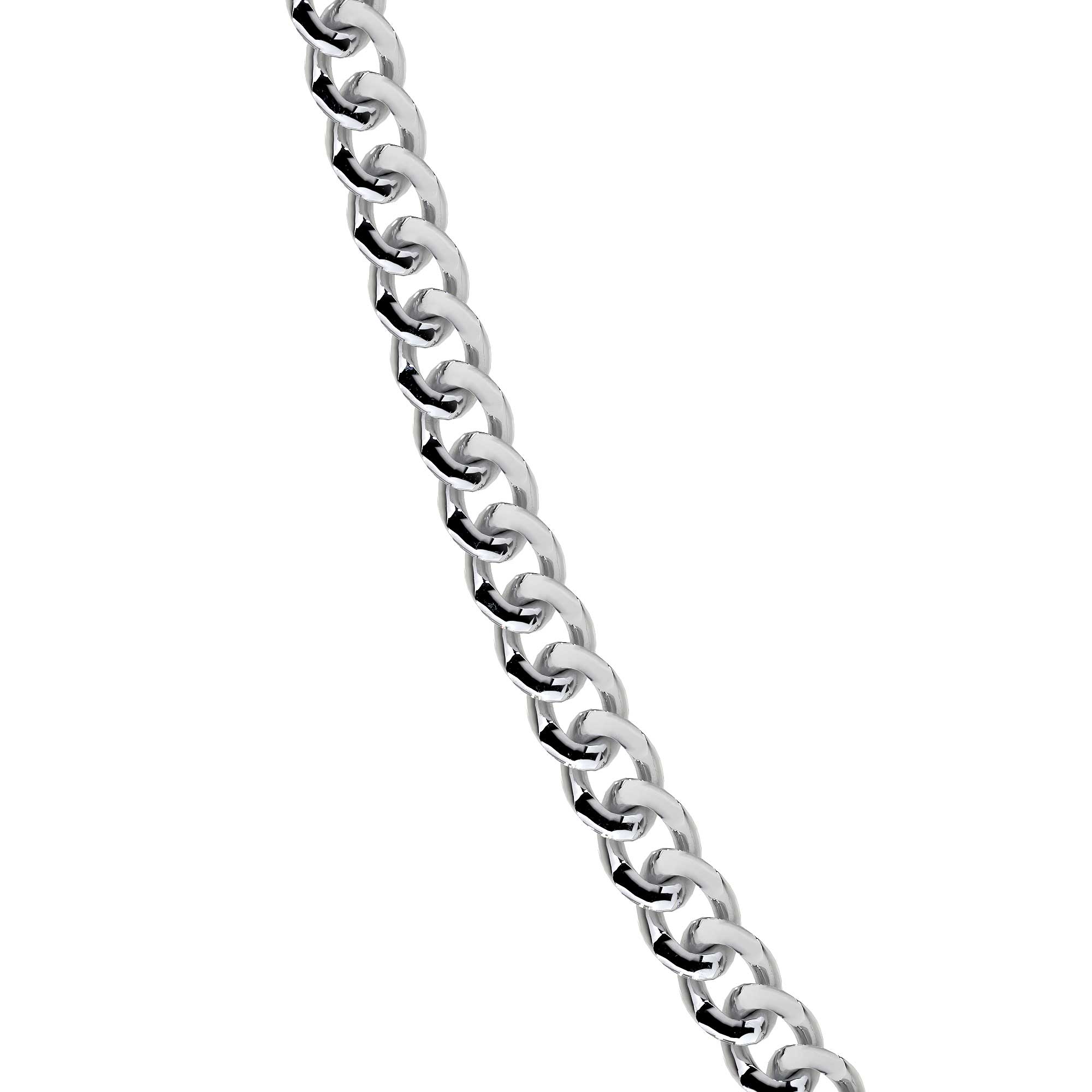 925 Sterling Silver Curb Chain, 3.2mm Gauge, in 5 Colors
