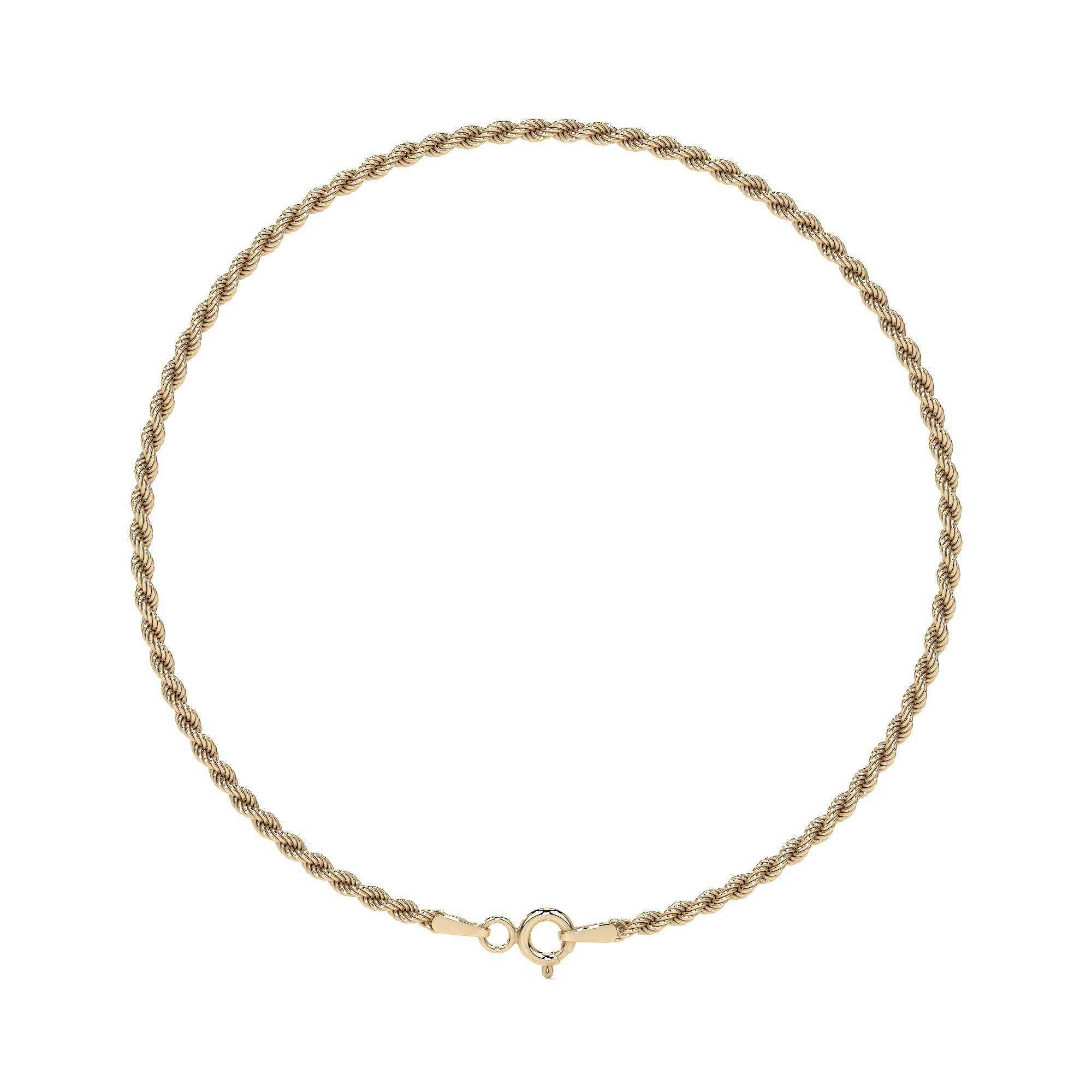 10K Gold Bracelet, Italian Twisted Style, for Men and Women | Elegant Unisex Bangle