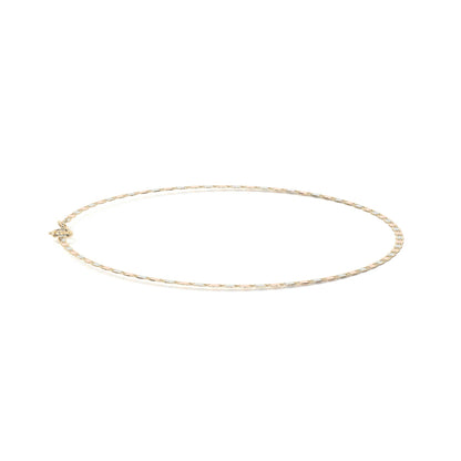 10K Gold Bracelet, Italian Style Valentino | Delicate Bracelet in Yellow Gold or Tricolor