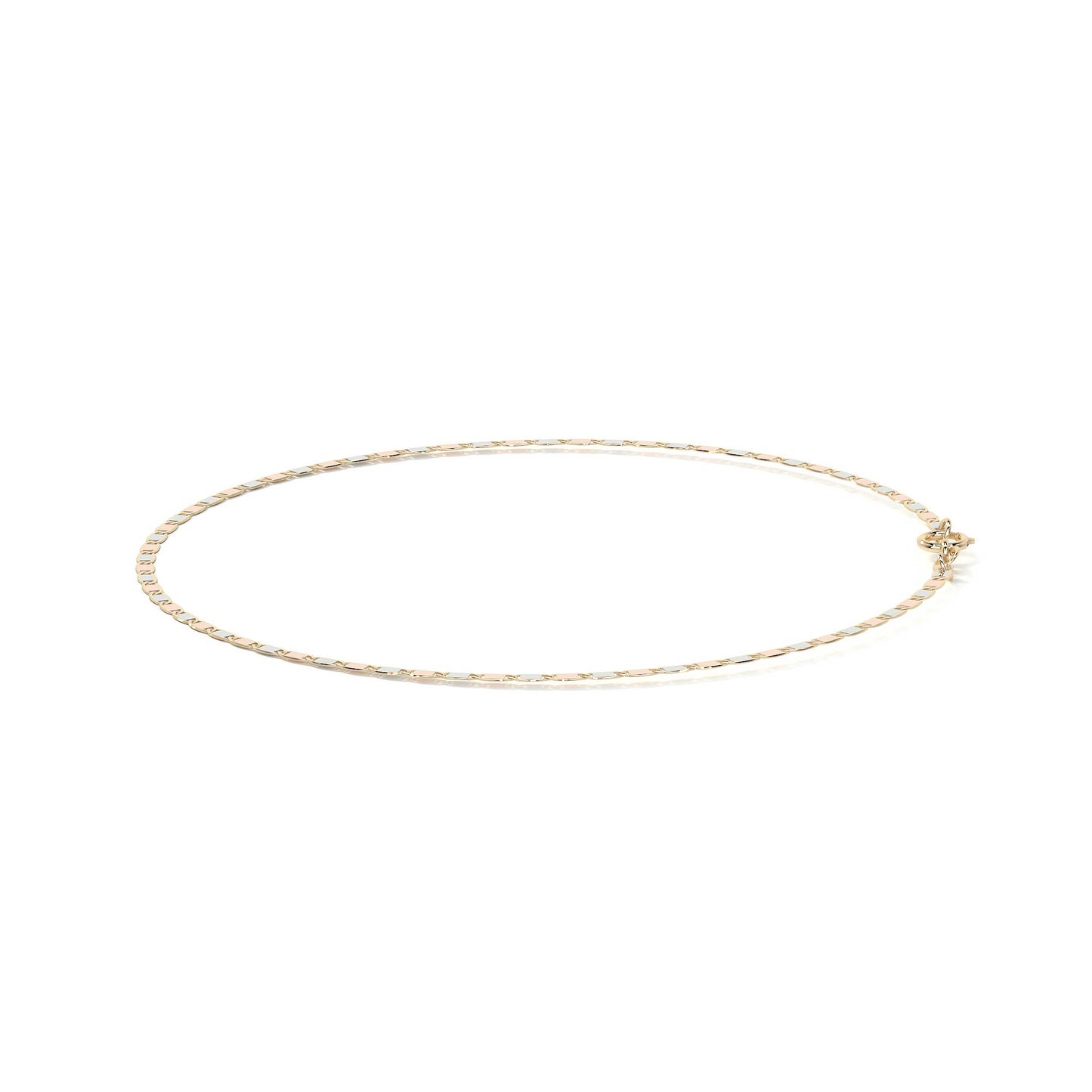 10K Gold Bracelet, Italian Style Valentino | Delicate Bracelet in Yellow Gold or Tricolor