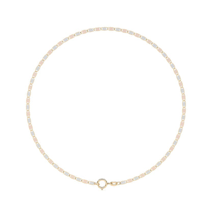 10K Gold Bracelet, Italian Style Valentino | Delicate Bracelet in Yellow Gold or Tricolor