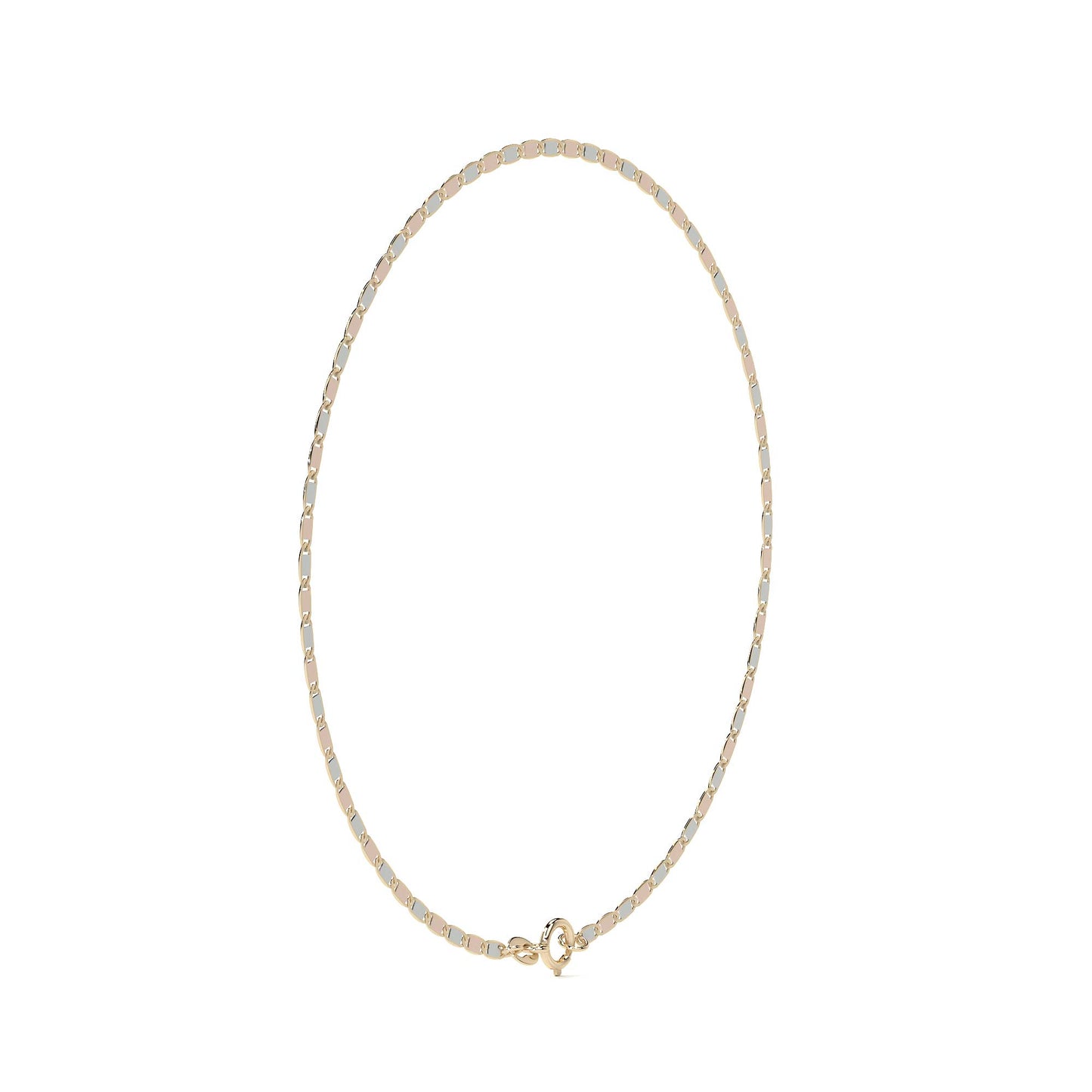 10K Gold Bracelet, Italian Style Valentino | Delicate Bracelet in Yellow Gold or Tricolor