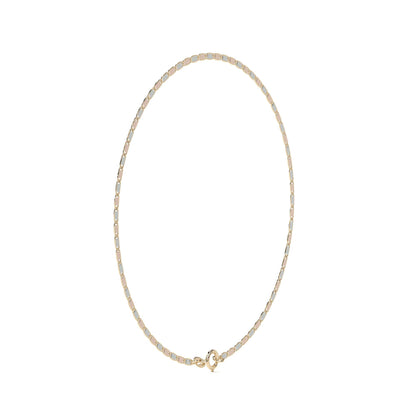 10K Gold Bracelet, Italian Style Valentino | Delicate Bracelet in Yellow Gold or Tricolor