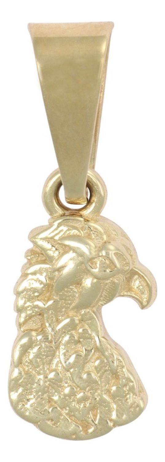 Dije En Figura De Rostro De Aguila 10k 1.3 Grm