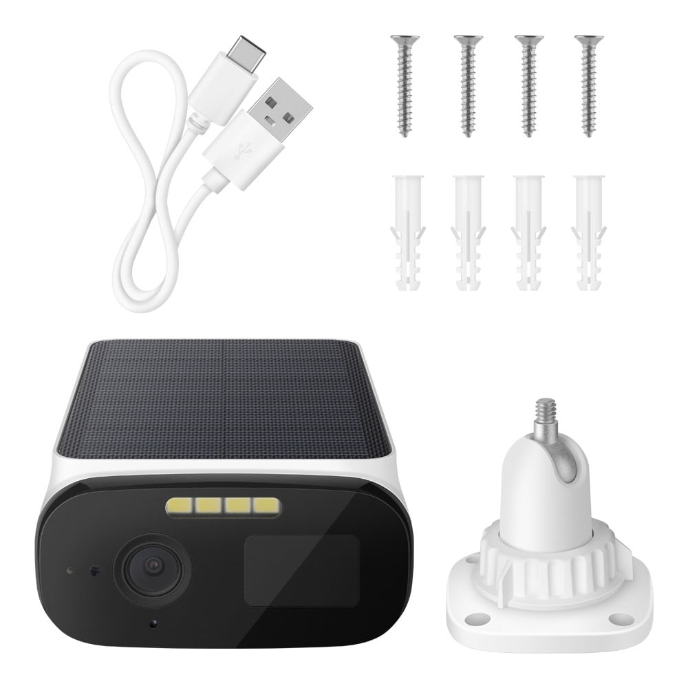 Steren Wi-Fi Security Camera 4 Mpx w/Solar Panel