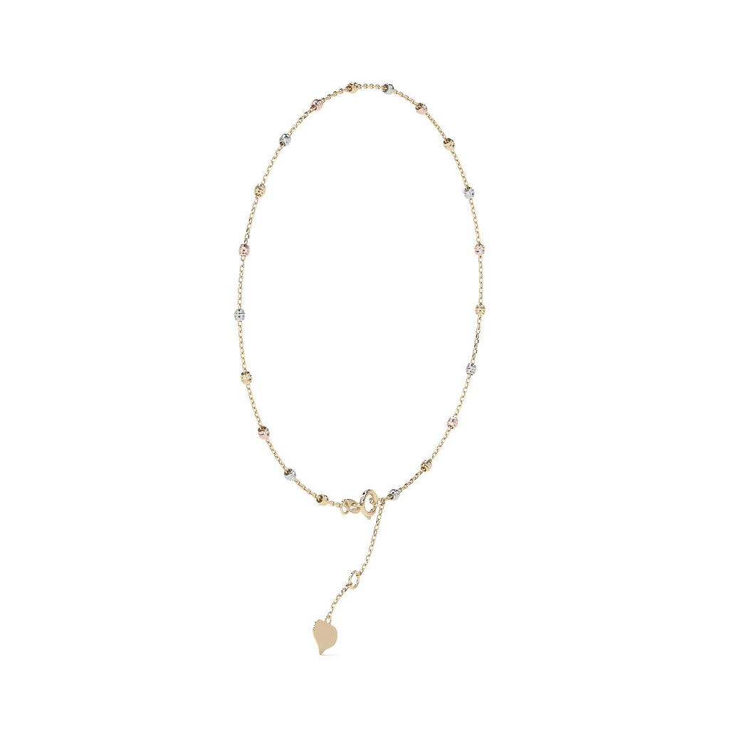 Viviana Adjustable 10K Gold Slave Bracelet with Smooth Ball | Elegant Fine Jewelry Bracelet