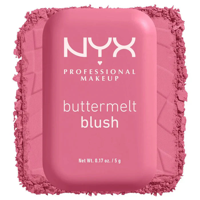 NYX PROFESSIONAL MAKEUP Buttermelt blush Shade GETTING BUTTA Shimmering Rose