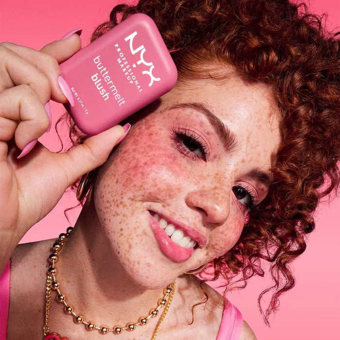 NYX PROFESSIONAL MAKEUP Buttermelt blush Shade GETTING BUTTA Shimmering Rose