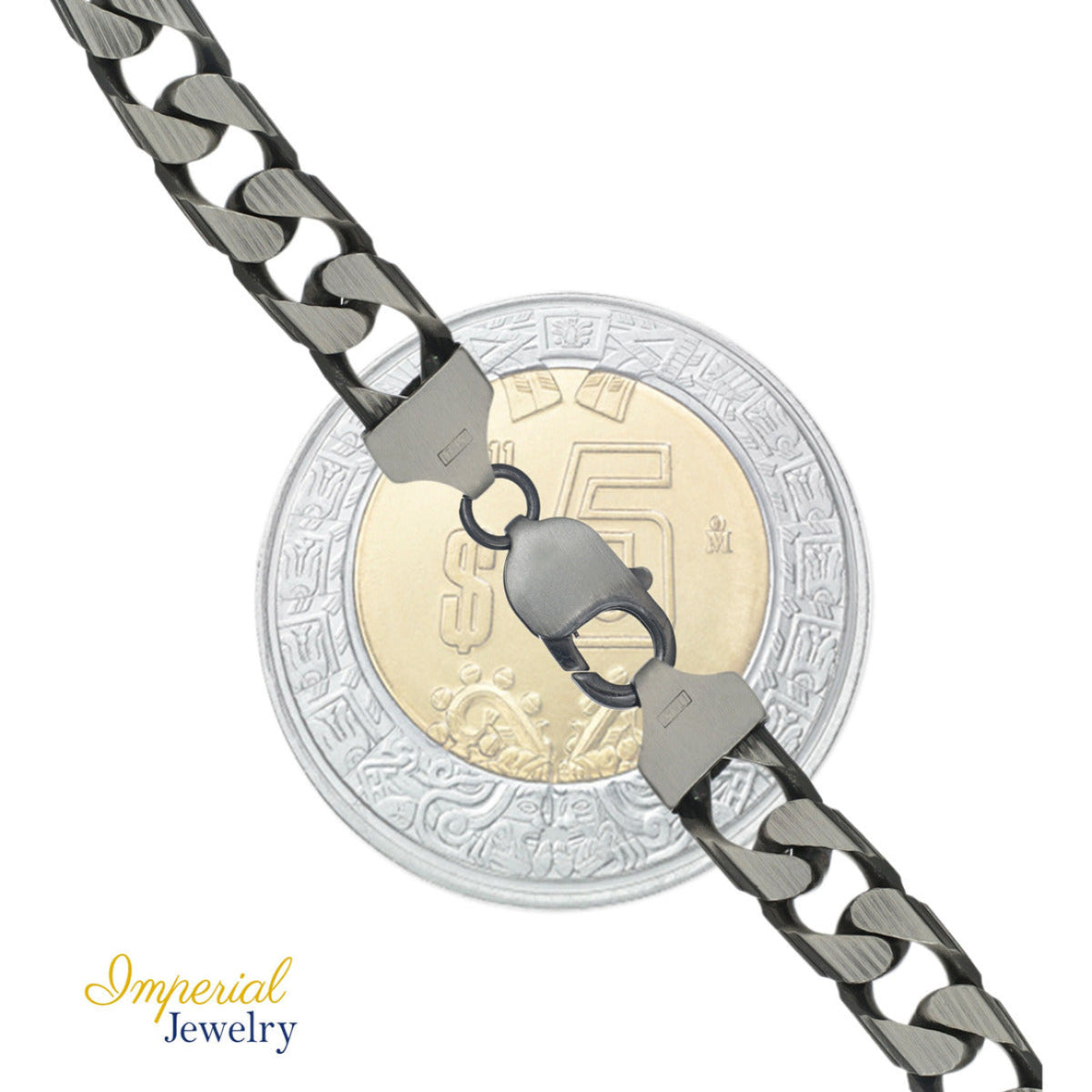 925 Sterling Silver Cuban Bracelet 20cm 10.7mm Gauge Italian