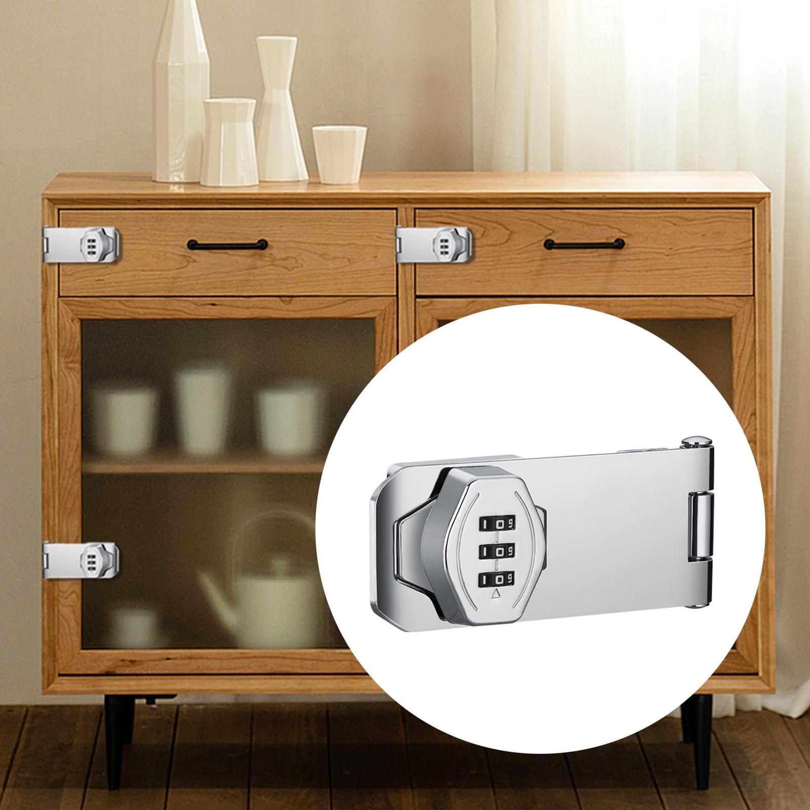 Keyless Cabinet Combination Lock Desk File Storage Wardrobe Mechanical Rotating Drawer 8x4.1x2.3cm BLESIY Drawer Lock