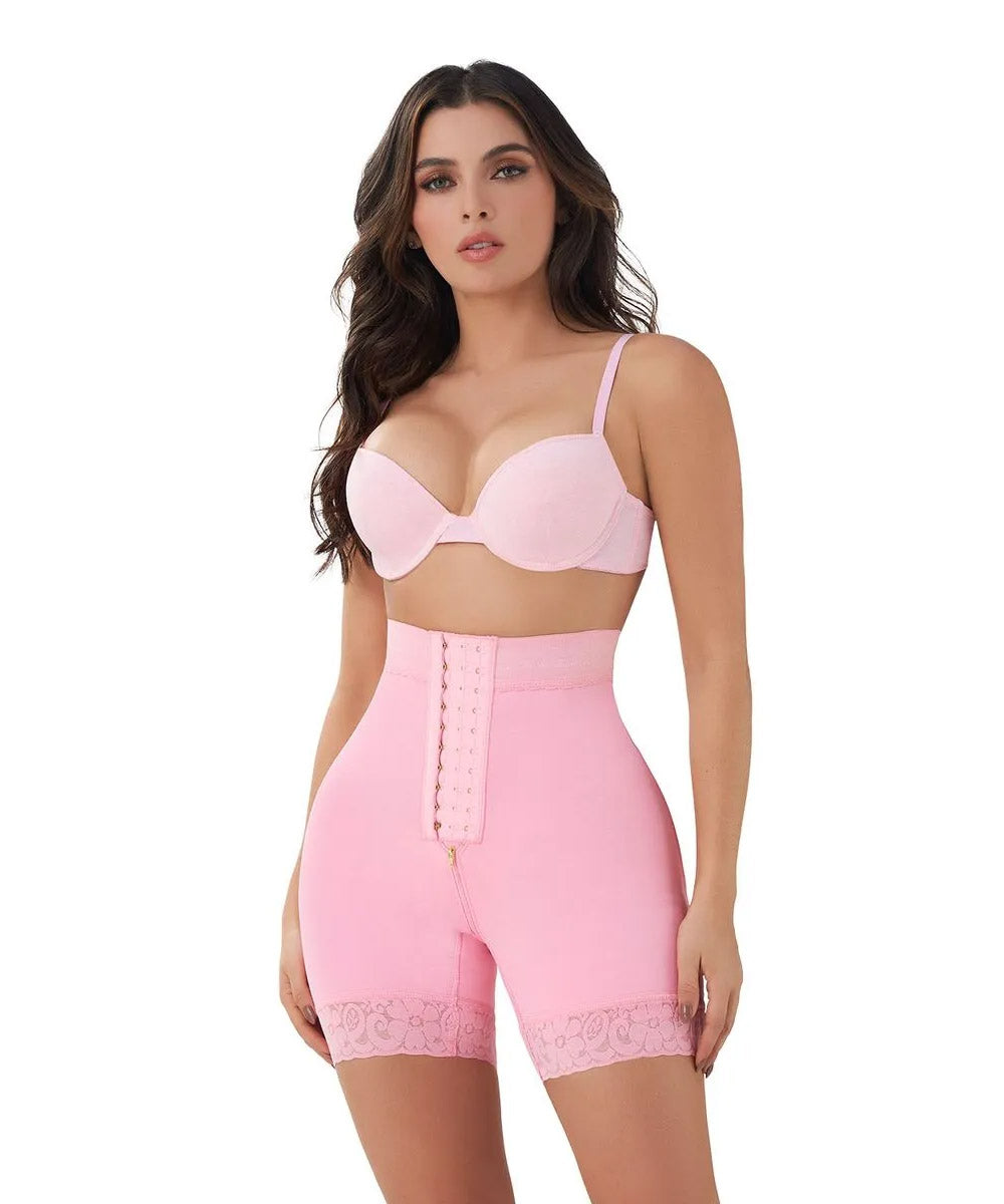Ann Chery® High-Waisted Butt-Lifting Shorts with Invisible Snap Closure 1106