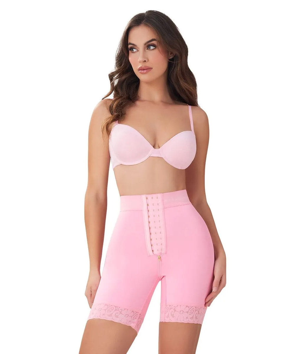 Ann Chery® High-Waisted Butt-Lifting Shorts with Invisible Snap Closure 1106