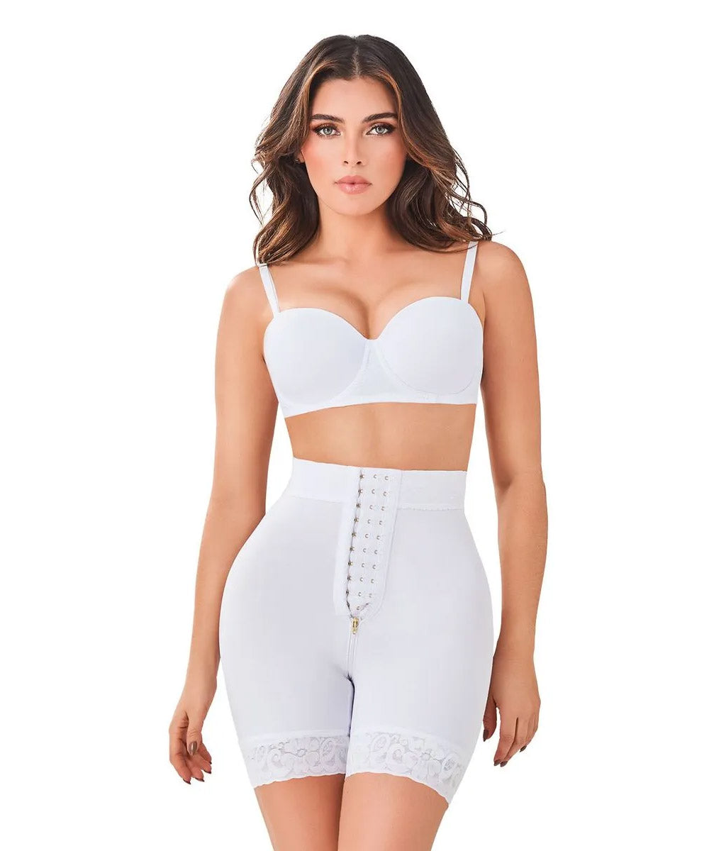 Ann Chery® High-Waisted Butt-Lifting Shorts with Invisible Snap Closure 1106