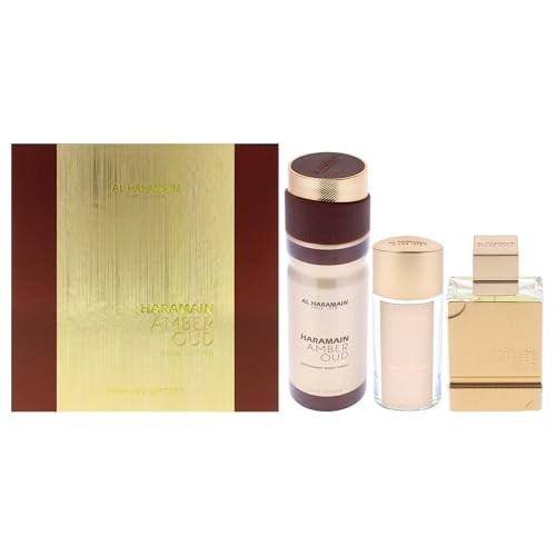 Al Haramain: Al Haramain Amber Oud Gold + Miniature + Unisex EDP Deodorant