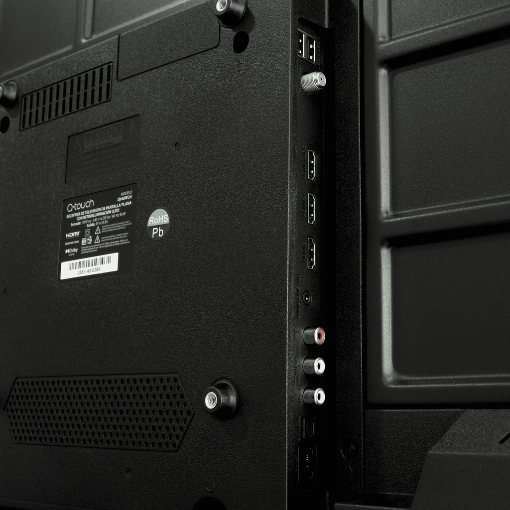 Q-touch - Pantalla Smart TV LED Smart FHD de 40 Sistema Whale Os Dolby Audio 60 HZ 3 HDMI 2 USB