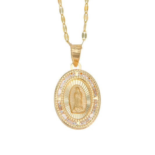 Medalla De La Virgen De Oro De 10k