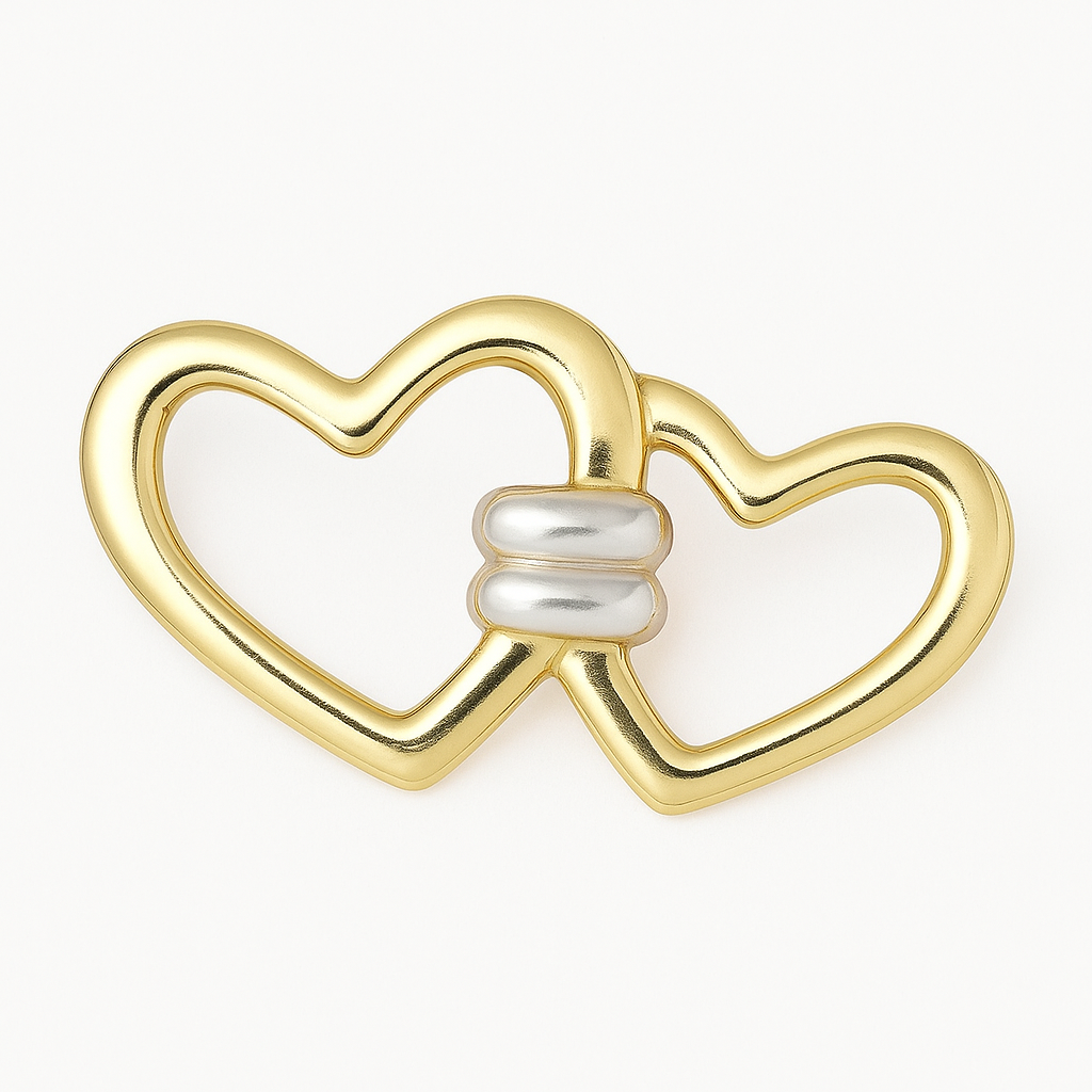 Earrings with Intertwined Hearts 10k 1.60 Gr