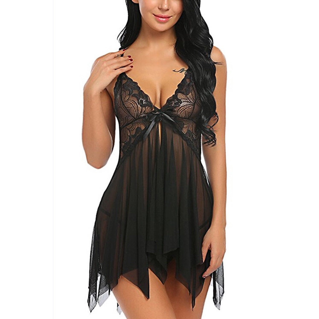 Sexy Lingerie Baby Doll Erotic underwear Lace Hot Erotic Babydoll Sexy Ladies Dress Sleepwear Costumes For Women