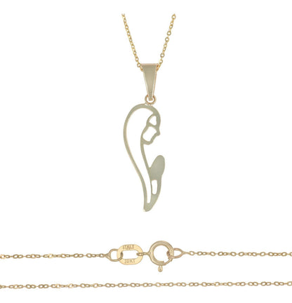 Dije De Oro De 10k De La Madona