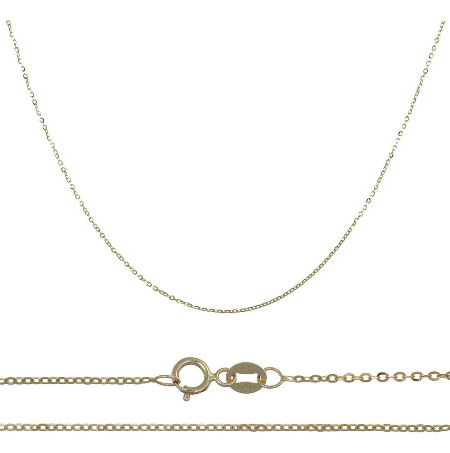 Collar Para Mujer De Oro De 10k De Cruz