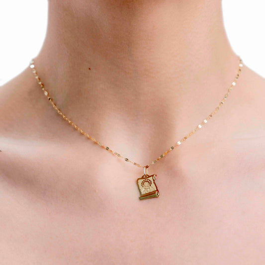 10k Gold Italian Sacred Heart Medal