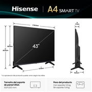 Hisense 43 Inch Full HD TV 43A4NV