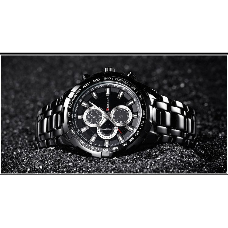 Curren Men's Watches Top Luxury Brand Fashion Casual Quartz Sports 8023 S