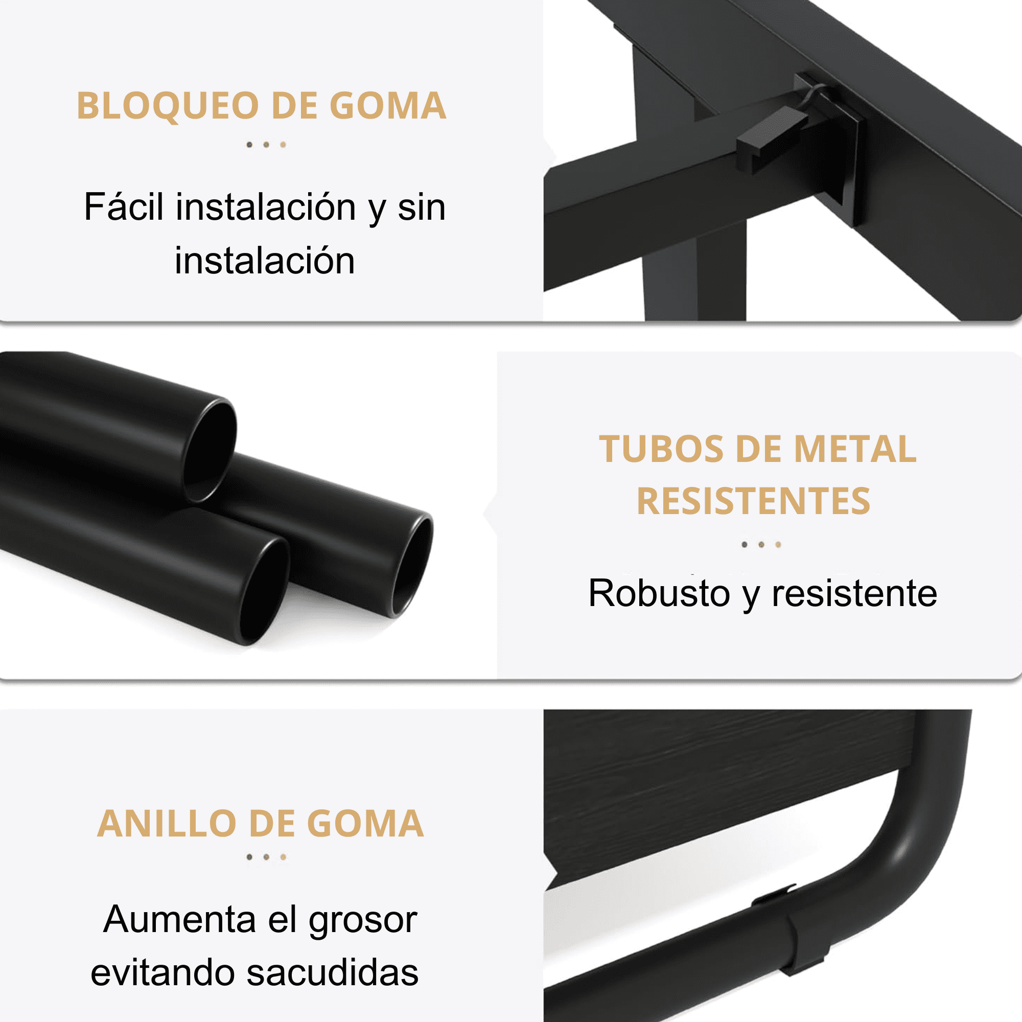 FABATO Queen Size Bed with Headboard