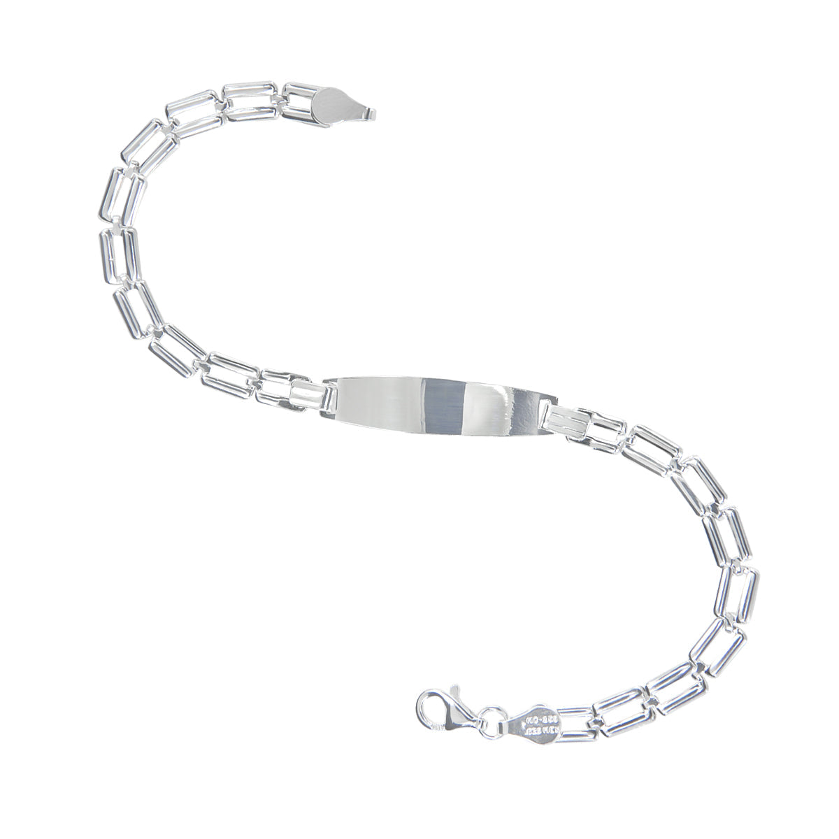 Pulsera Esclava De Plata Ley 925 Para Niña