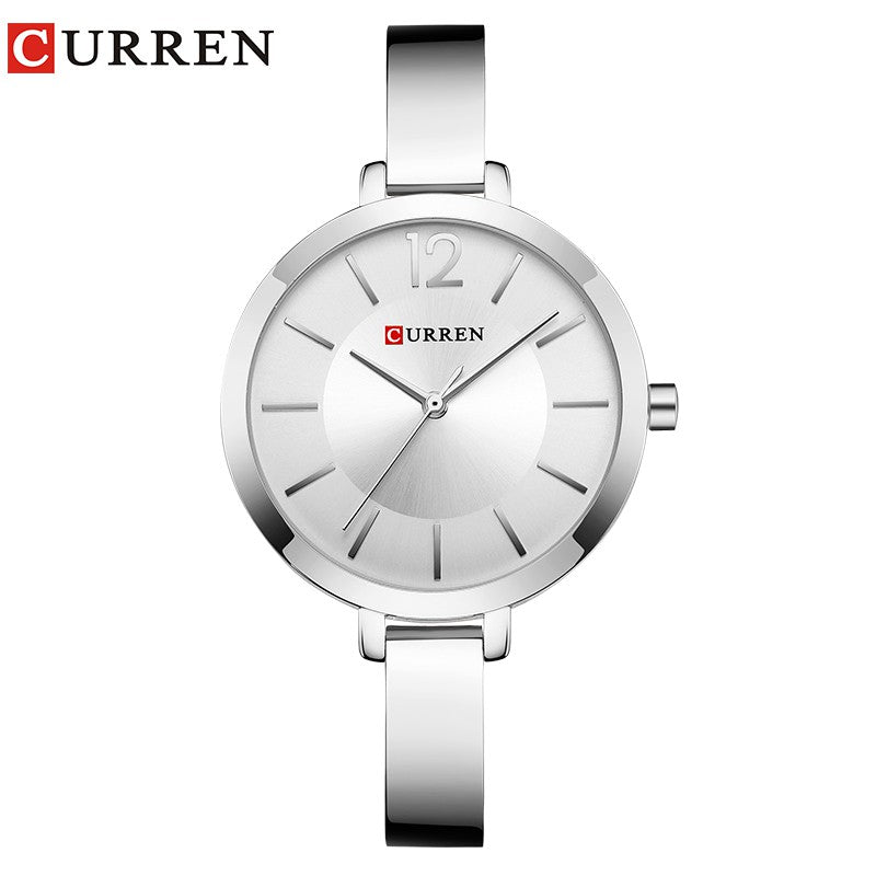 Curren Women's Waterproof Quartz Watch with Stainless Steel Strap, Simple and Casual/Gift 9012 xs