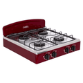 Garell PM4Q-IT 4 Burner Gas Tabletop Grill Stove in Stainless Steel