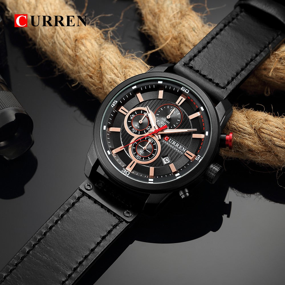 Reloj Curren Moda De cuarzo para hombre Marca superior De lujo reloj Cronógrafo deportivo para hombre reloj De pulsera Hodinky 8291 para hombre