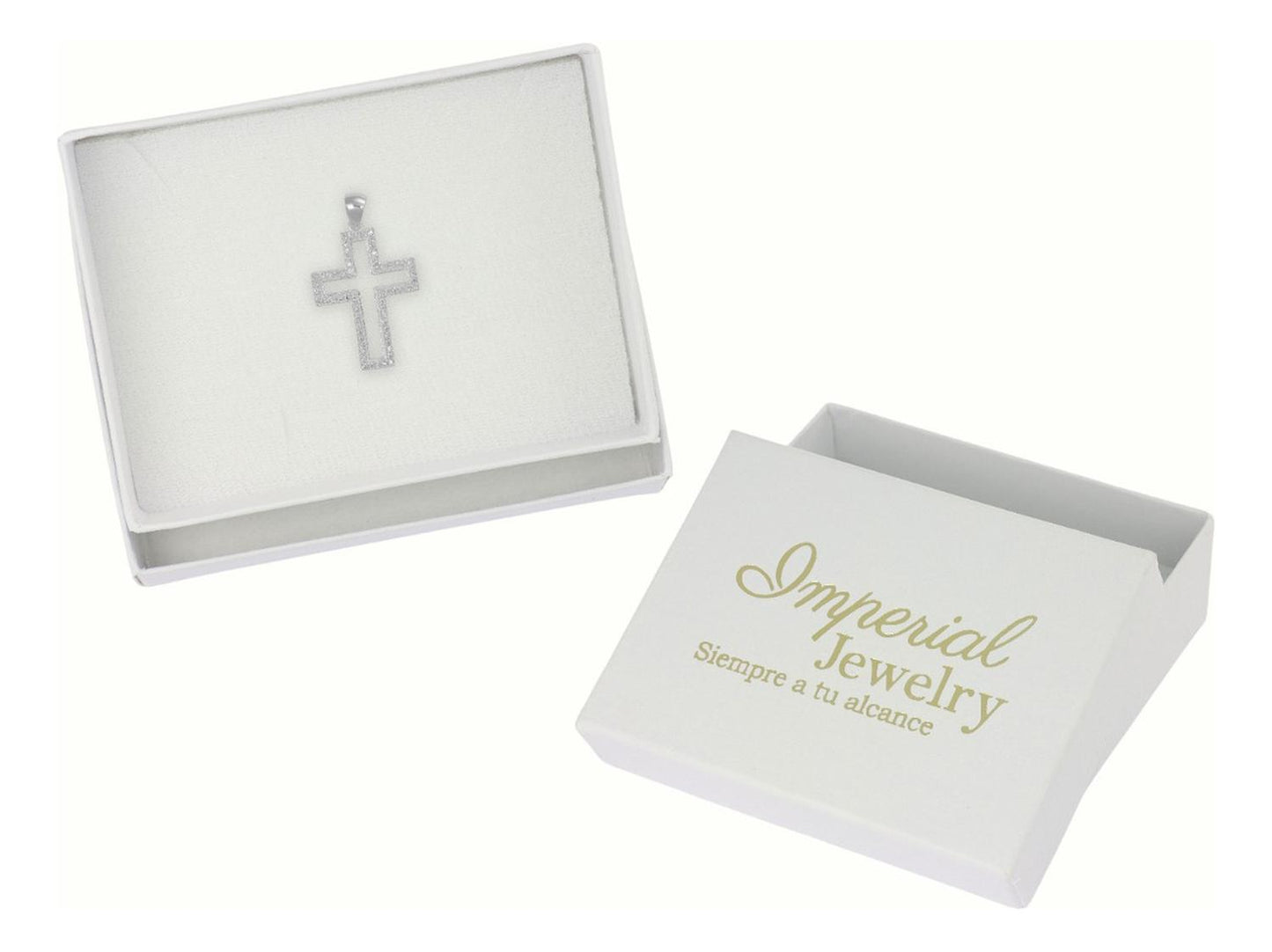 Dije Turco De Plata 925 De Cruz Con Zirconia