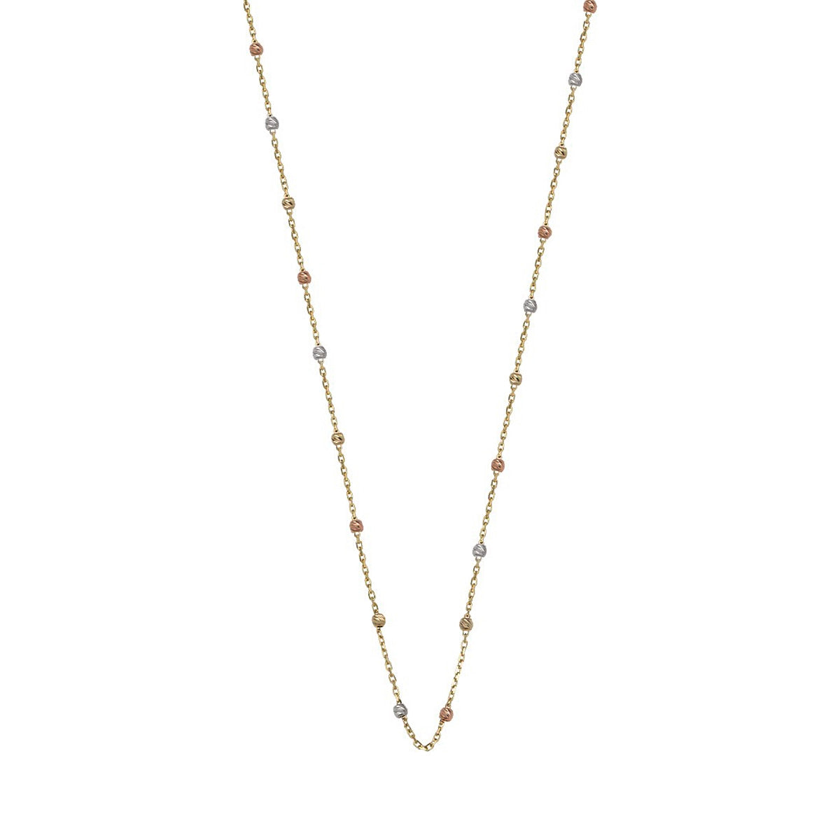 Viviana 14k Gold Necklace, 50cm, with 2.5mm Ball