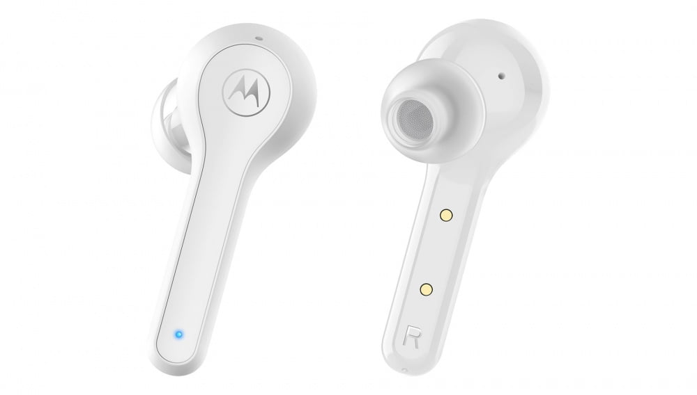 Audífonos Inalámbricos Motorola Moto Buds 085 con Estuche de Carga Bluetooth Resistente al agua Color Blanco