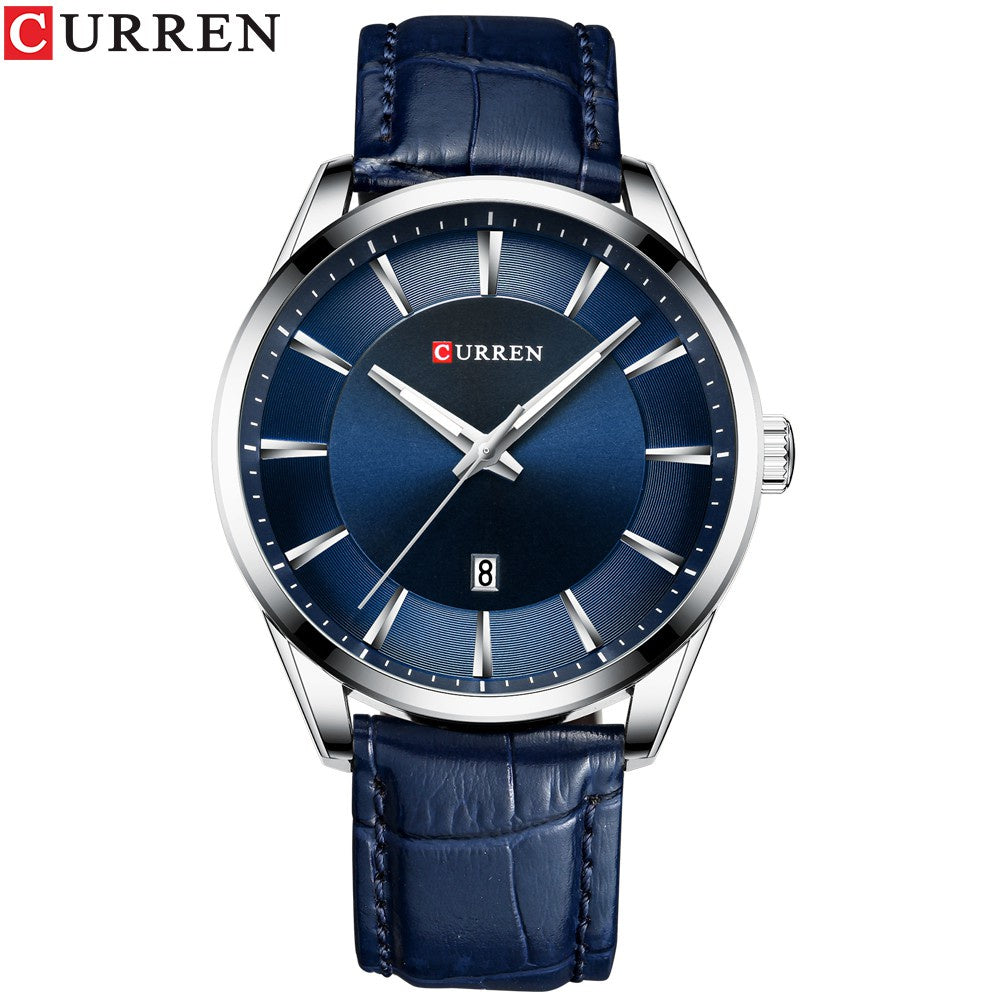 Curren Waterproof Quartz Watch Casual Business Leather Strap 8365 X