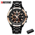 Curren Men's Watches Top Luxury Brand Fashion Casual Quartz Sports 8023 S
