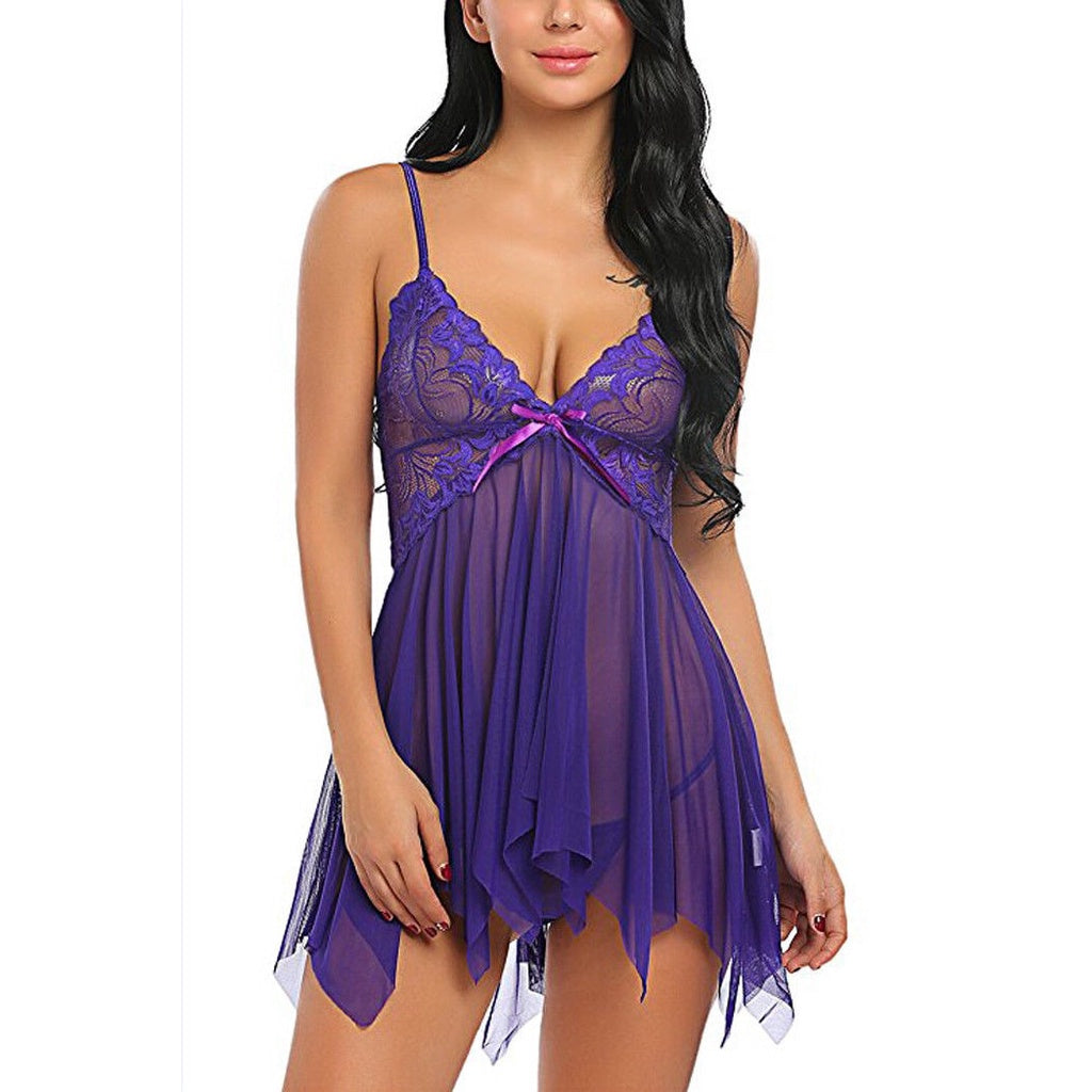 Sexy Lingerie Baby Doll Erotic underwear Lace Hot Erotic Babydoll Sexy Ladies Dress Sleepwear Costumes For Women