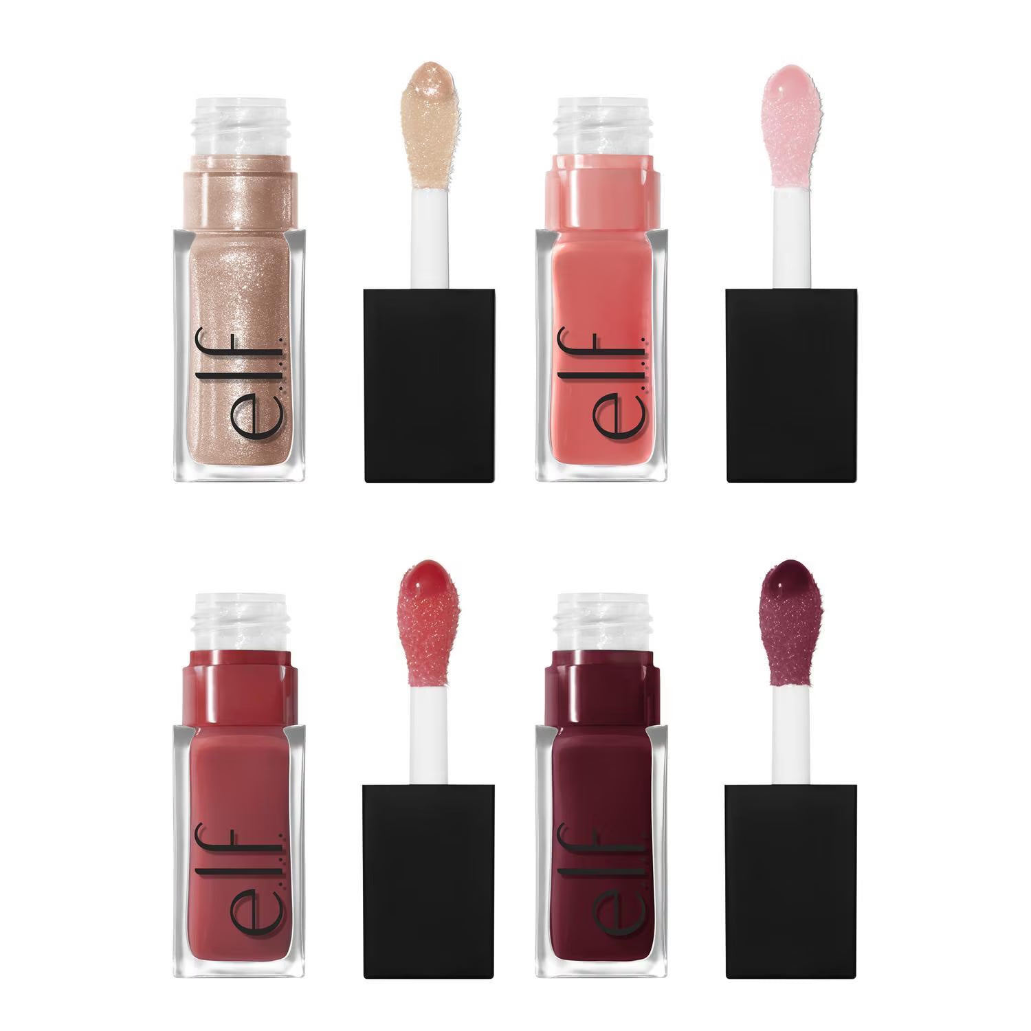 ELF Glow Reviver Quad Goals Lip Oil Kit of 4 lip glosses 7.6 ml