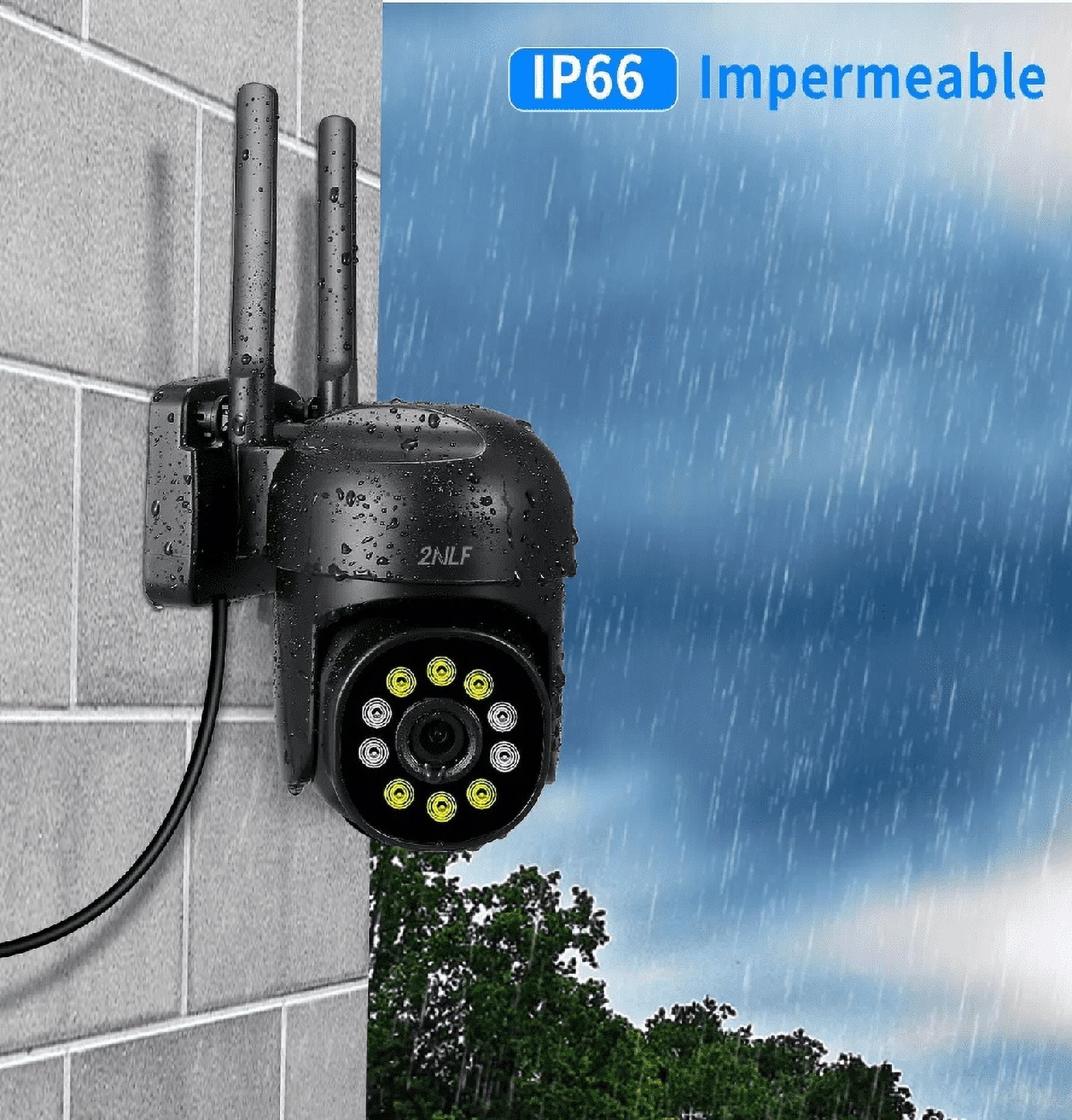 BLOOSOM 5G WiFi 1080p Outdoor Security Camera - Black