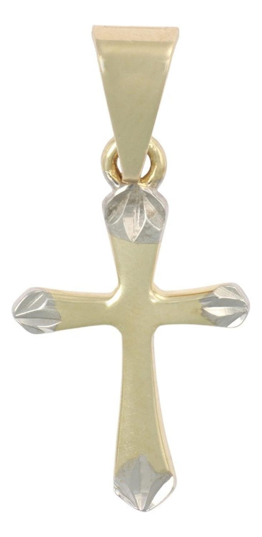 I Pendant in the Shape of a Cross 10k .8 Grm