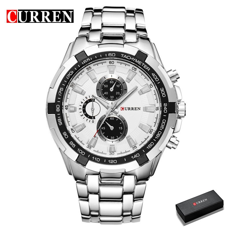 Curren Men's Watches Top Luxury Brand Fashion Casual Quartz Sports 8023 S