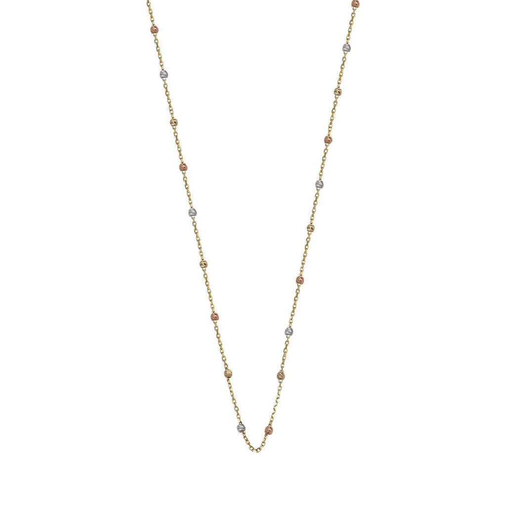 Viviana 10k Gold Necklace, 45cm, with 2.5mm Ball