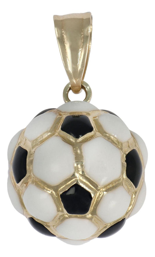 Dije De Oro De 10k De Balon De Futbol