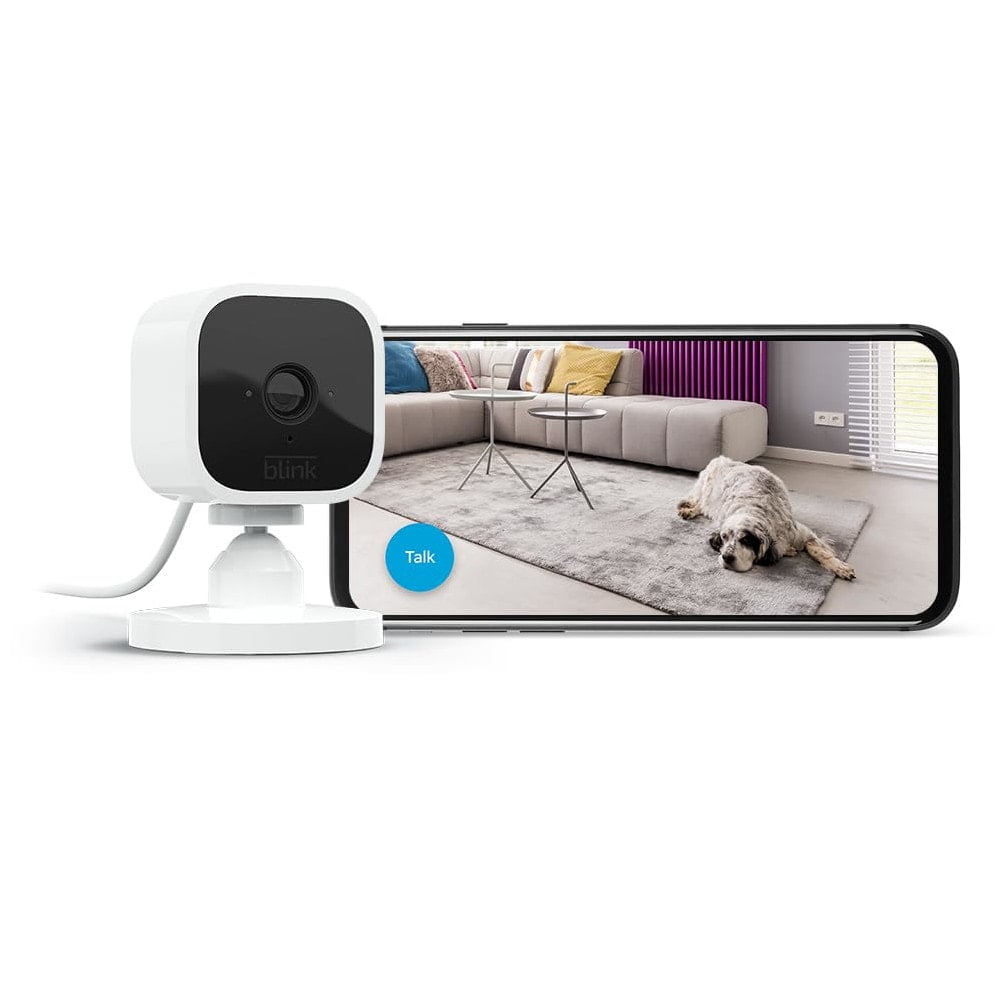 Blink Mini Smart Security Camera, HD, Plug-in